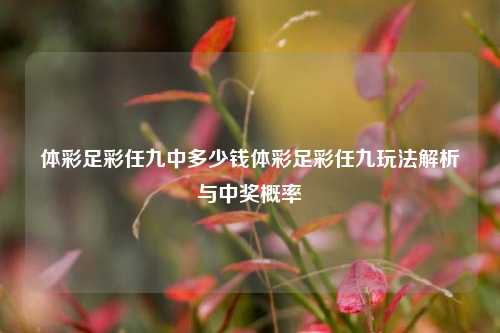 体彩足彩任九中多少钱体彩足彩任九玩法解析与中奖概率