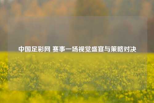 中国足彩网 赛事一场视觉盛宴与策略对决